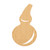 Gourd 1 Wood Cutout for Crafts, Unfinished Baltic Birch Craft Shape