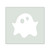 Ghost 1 Reusable Mylar Stencil, 10 mil Plastic Paint Stencil for Crafts and Decor