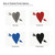 Heart Arrow Steel Cutout Shape, Raw Metal Wall Art and Craft Supply
