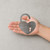 Heart Lock Steel Cutout Shape, Raw Metal Wall Art and Craft Supply
