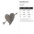 Heart With Arrow Steel Cutout Shape, Raw Metal Wall Art and Craft Supply