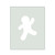 Gingerbread Man 2 Reusable Mylar Stencil, 10 mil Plastic Paint Stencil for Crafts and Decor