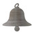 Holiday Bell Steel Cutout Shape, Raw Metal Wall Art and Craft Supply