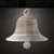 Holiday Bell Steel Cutout Shape, Raw Metal Wall Art and Craft Supply