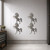 Horse 1 Steel Cutout Shape, Raw Metal Wall Art and Craft Supply