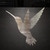 Hummingbird 5 Steel Cutout Shape, Raw Metal Wall Art and Craft Supply