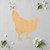 Hen 3 Wood Cutout for Crafts, Unfinished Baltic Birch Craft Shape