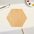 Hexagon 2 Wood Cutout for Crafts, Unfinished Baltic Birch Craft Shape