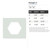 Hexagon 2 Reusable Mylar Stencil, 10 mil Plastic Paint Stencil for Crafts and Decor