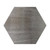 Hexagon 2 Steel Cutout Shape, Raw Metal Wall Art and Craft Supply