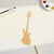 Guitar 3 Wood Cutout for Crafts, Unfinished Baltic Birch Craft Shape