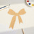 Hair Bow Wood Cutout for Crafts, Unfinished Baltic Birch Craft Shape