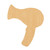 Hair Dryer Wood Cutout for Crafts, Unfinished Baltic Birch Craft Shape