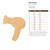 Hair Dryer Wood Cutout for Crafts, Unfinished Baltic Birch Craft Shape