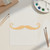 Handlebar Mustache Wood Cutout for Crafts, Unfinished Baltic Birch Craft Shape