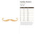 Handlebar Mustache Wood Cutout for Crafts, Unfinished Baltic Birch Craft Shape