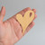 Heart 1 Wood Cutout for Crafts, Unfinished Baltic Birch Craft Shape