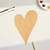 Heart 4 Wood Cutout for Crafts, Unfinished Baltic Birch Craft Shape