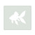 Goldfish Reusable Mylar Stencil, 10 mil Plastic Paint Stencil for Crafts and Decor