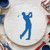 Golfer Reusable Mylar Stencil, 10 mil Plastic Paint Stencil for Crafts and Decor