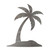 Island Steel Cutout Shape, Raw Metal Wall Art and Craft Supply