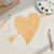 Heart With Arrow Wood Cutout for Crafts, Unfinished Baltic Birch Craft Shape
