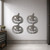 Jack O Lantern 2 Steel Cutout Shape, Raw Metal Wall Art and Craft Supply