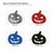 Jack O Lantern 2 Steel Cutout Shape, Raw Metal Wall Art and Craft Supply