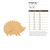 Hedgehog 1 Wood Cutout for Crafts, Unfinished Baltic Birch Craft Shape