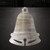 Jingle Bell Steel Cutout Shape, Raw Metal Wall Art and Craft Supply