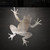 Jumping Frog Steel Cutout Shape, Raw Metal Wall Art and Craft Supply