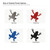 Jumping Frog Steel Cutout Shape, Raw Metal Wall Art and Craft Supply