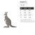Kangaroo 2 Steel Cutout Shape, Raw Metal Wall Art and Craft Supply