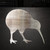 Kiwi Steel Cutout Shape, Raw Metal Wall Art and Craft Supply