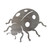 Ladybug 2 Steel Cutout Shape, Raw Metal Wall Art and Craft Supply