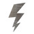 Lightning Bolt Steel Cutout Shape, Raw Metal Wall Art and Craft Supply