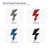 Lightning Bolt Steel Cutout Shape, Raw Metal Wall Art and Craft Supply