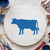Cow 3 Reusable Mylar Stencil, 10 mil Plastic Paint Stencil for Crafts and Decor