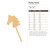 Hobby Horse Wood Cutout for Crafts, Unfinished Baltic Birch Craft Shape