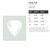 Guitar Pick Reusable Mylar Stencil, 10 mil Plastic Paint Stencil for Crafts and Decor