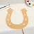 Horseshoe 3 Wood Cutout for Crafts, Unfinished Baltic Birch Craft Shape
