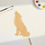 Howling Wolf 1 Wood Cutout for Crafts, Unfinished Baltic Birch Craft Shape
