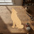 Howling Wolf 1 Wood Cutout for Crafts, Unfinished Baltic Birch Craft Shape