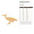 Humpback Whale 2 Wood Cutout for Crafts, Unfinished Baltic Birch Craft Shape