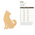 Husky Wood Cutout for Crafts, Unfinished Baltic Birch Craft Shape