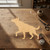 Hyena Wood Cutout for Crafts, Unfinished Baltic Birch Craft Shape