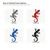 Lizard 1 Steel Cutout Shape, Raw Metal Wall Art and Craft Supply