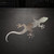 Lizard 2 Steel Cutout Shape, Raw Metal Wall Art and Craft Supply