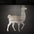 Llama 3 Steel Cutout Shape, Raw Metal Wall Art and Craft Supply