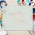 Heart Arrow Reusable Mylar Stencil, 10 mil Plastic Paint Stencil for Crafts and Decor